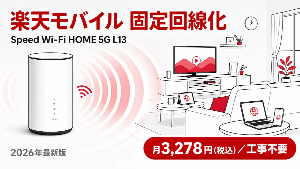 楽天回線も固定回線に出来るルーター（中古） 楽天モバイルの固定回線利用にも適した、バンド固定のできる据置型の